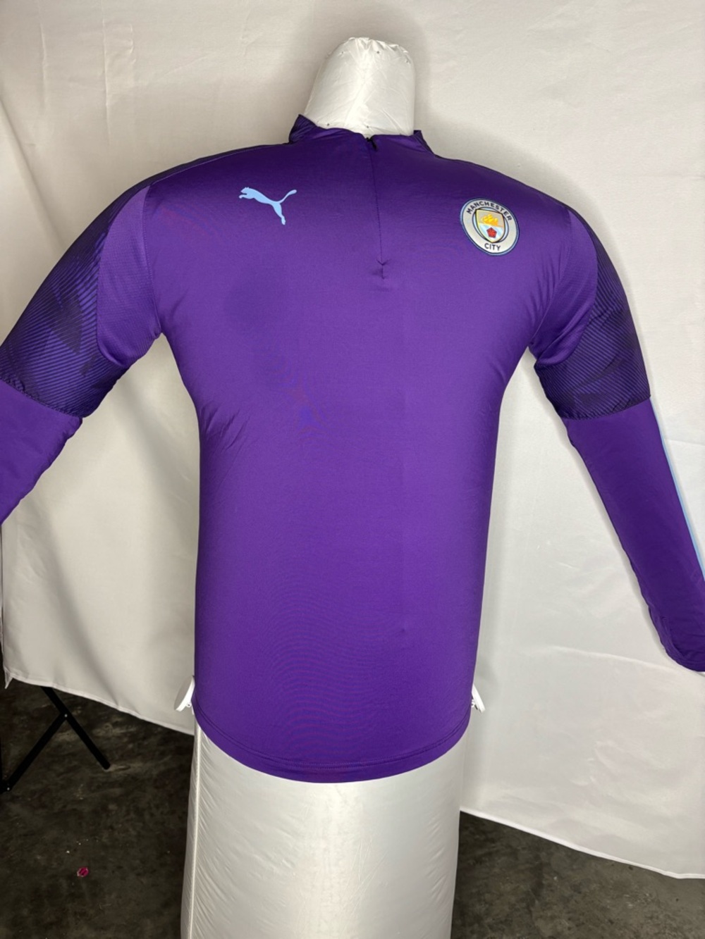 Manchester City Puma Soccer  Long sleeve Quarter Zip Football Jacket XL